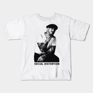 Mike Ness // pencil sketch Kids T-Shirt